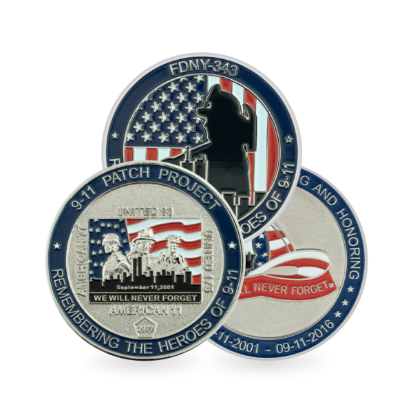 Hero’s September 11 Challenge Coins - Set of 3