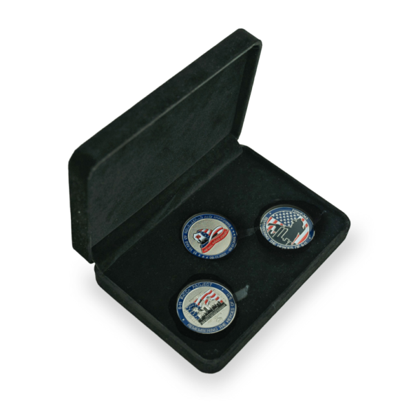 Hero’s September 11 Challenge Coins - Set of 3 - Image 2